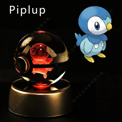 EtherealBe Pokemon 3D Crystal Ball Night Light
