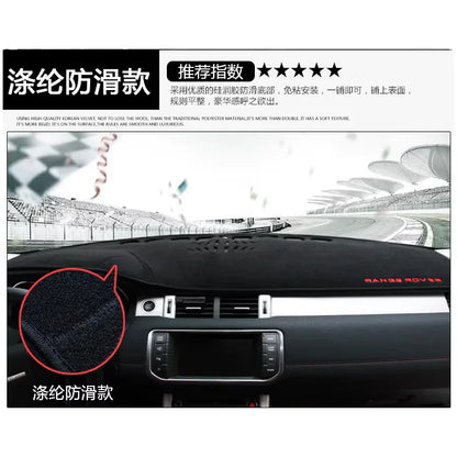 FOR 13-18 Range Rover Sunscreen pad Automotive interior modification Central control dashboard pad Light blocking pad
