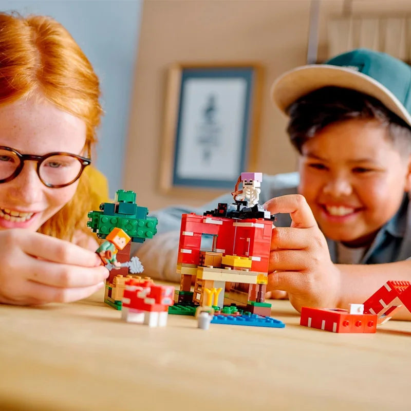 LEGO 21179 Minecraft The Mushroom House Set