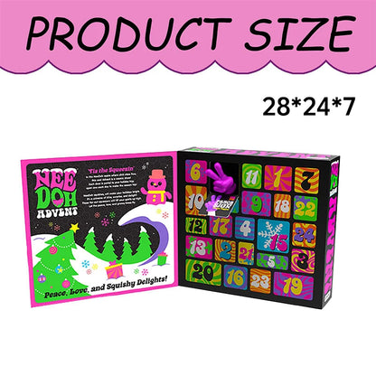 Christmas 2025 Nee Doh Advent Calendar Gift 24 Day Countdown New Year Family Friends Children Blind Box Party Props Mood Stuffs