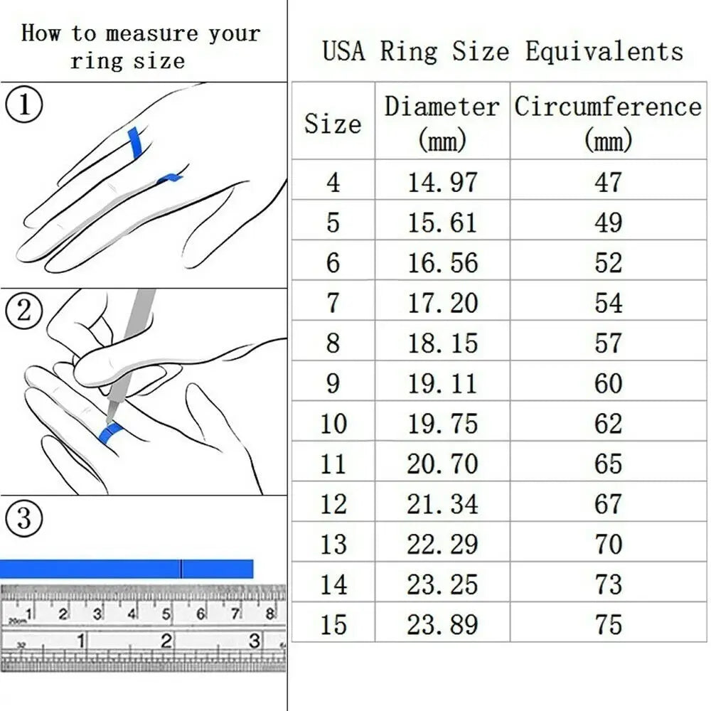 Charm Couple Rings Men Stainless Steel  Rhinestones Zircon Women Wedding Band  Set Valentine Day Jewelry