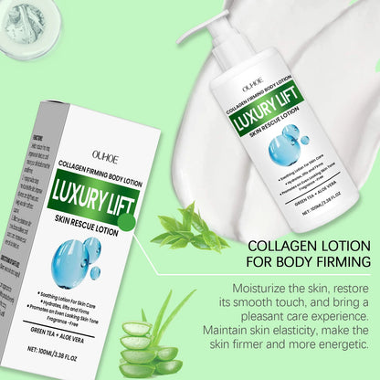 OUHOE Collagen Firming Body Lotion - Reduce Fine Lines, Balance Skin Tone, Deep Moisturize, Non - greasy