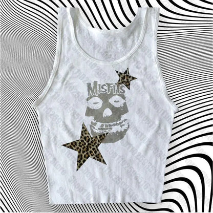 Woman Clothing Gothic Dress Harajuku Party Dresses Graphic Rock Y2k Clothes Black Mini Dress Punk Goth Emo Short Women's Summer