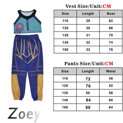 EtherealBe Kids Demon Hunter Cosplay Outfit for Girls