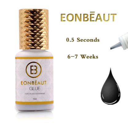 1 Bottle EONBEAUT Glue For Eyelash Fast Drying 0.5s Long Lasting Lash Extension Adhesive Makeup Tools 5ml Low Odor Beauty Health