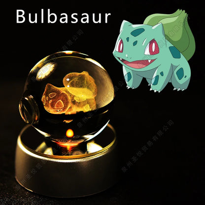 EtherealBe Pokemon 3D Crystal Ball Night Light