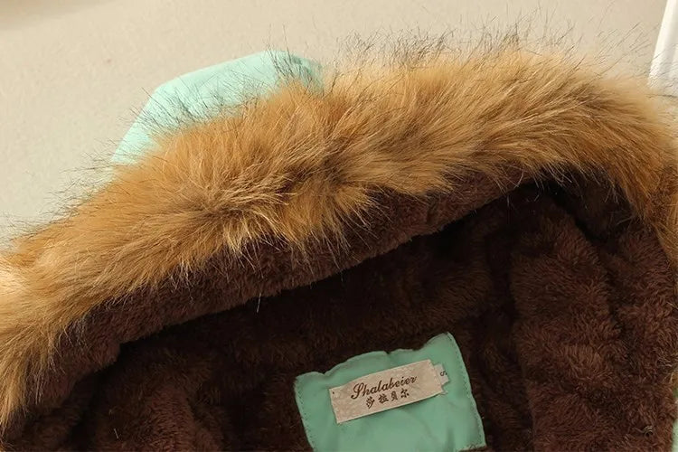 Winter Women's Coats Parka Streetwear Casual Coats Military Hooded Fur Coats Down Jackets Winter Coat Women  Jacket Women