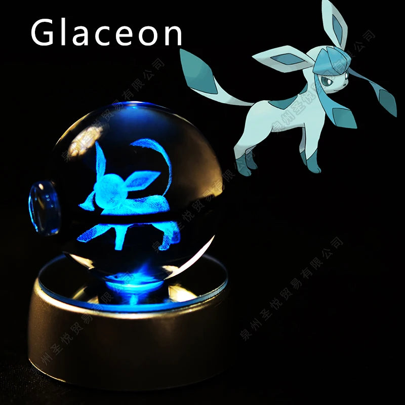 EtherealBe Pokemon 3D Crystal Ball Night Light