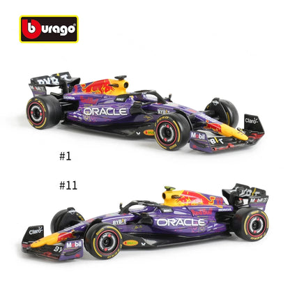 Bburago 1:43 Red Bull F1 Rb19 Las Vegas Miami 1 Verstappen 11 Perez Alloy Scaled Die-Cast Car Model Toys Collection Kid Gift