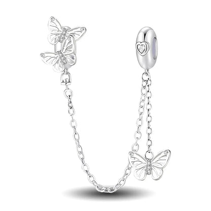 Original 925 Sterling Silver Charms Beads Glowing Luminous Bee Firefly Butterfly Pendant for Bracelet Bangle Charm DIY Jewelry