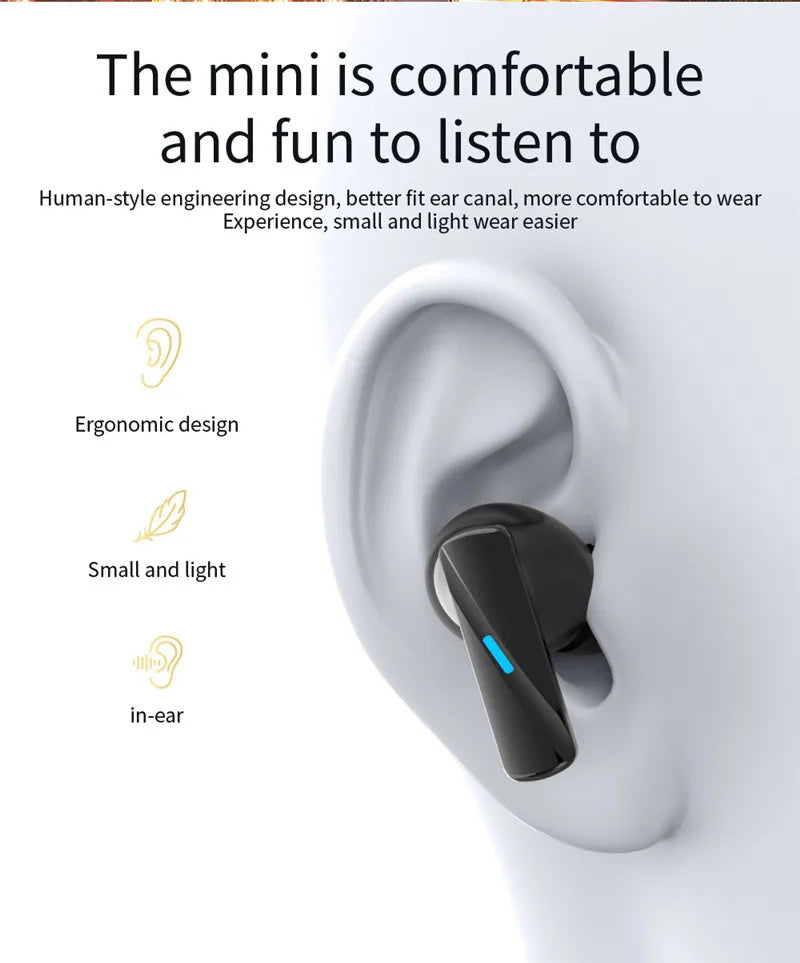 Sony True Wireless Bluetooth Earphones & Headphones In-ear Earplugs Waterproof Fitness Motion Music Hedset Flip Cover Earphone