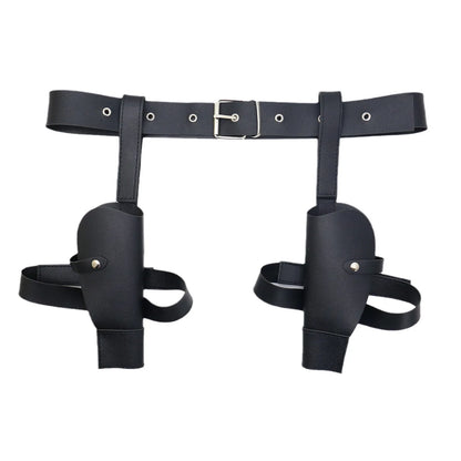 Ancient Tombs Game women Lara Gun Holster Western Denim Belt Cosplay Role-Playing guns holder band belts costumes