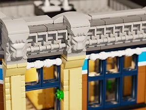 Brick Town Police Station House Buildings Sets,City Apartment Store Model Modular Buildings Blocks Gift for Adults Kids 3200PCS