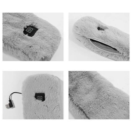 Neck Scarf For Heat Heated Neck Wrap Three Temp Settings Heated Soft Scarf Intelligent Cordless Portable Electric Heating Scarf