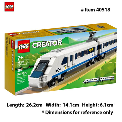 Lego-40518 Creator High-Speed Train 2, connected carriage, which is a driver's compartment and has a sloping front