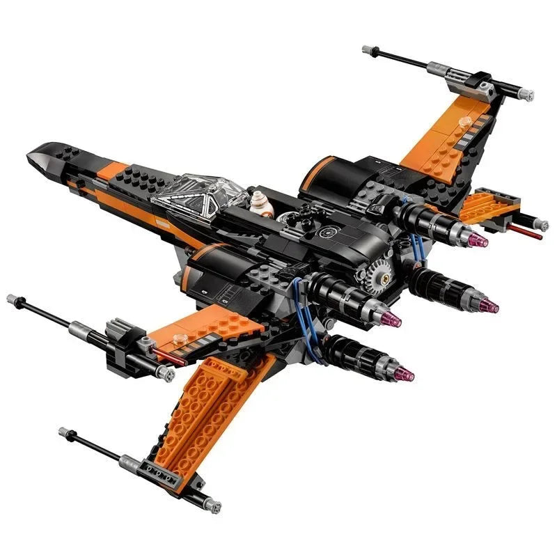 75102 Spaceship Fighters Galaxy-space-plane Aircraft Model Building Blocks Bricks Toys Birthday Christmas Gift Boys