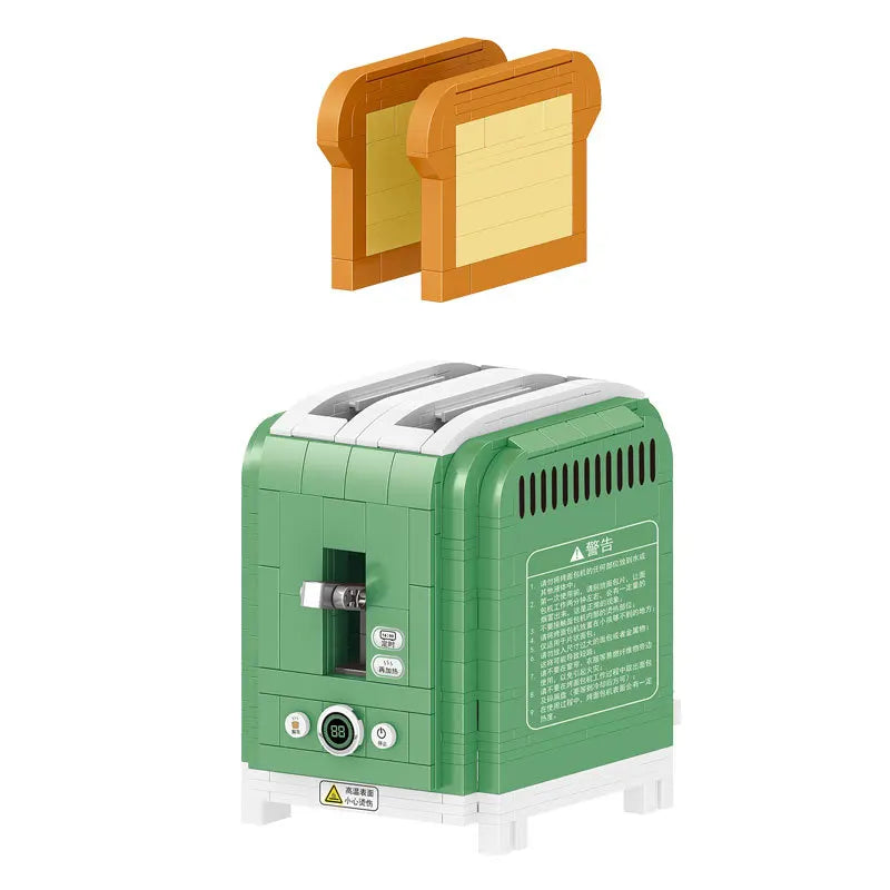 Retro Bread & Coffee Machine Building Block Set - Creative  Toy, Adult Simulation Model Coffee Gift, Unique Gift for Men & Women