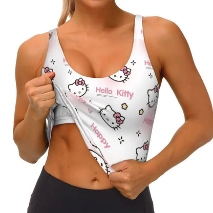 EtherealBe Hello Kitty Sports Bra for Women