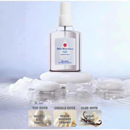 Milk Scent Baby Powder Vanilla Perfume Spray,Floral Fruity Women Scent,Coconut/Almond/Musk/Lemon/Mint/Cedar/Sakura Fragrance