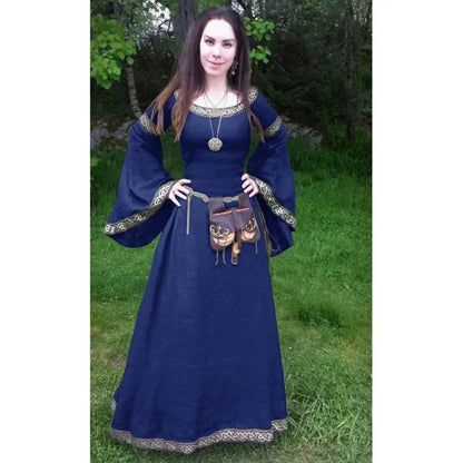 Medieval Gothic Cosplay Costumes for Women Halloween Carnival Fancy Dress Up Party Performance Renaissance Disfraz Hombre