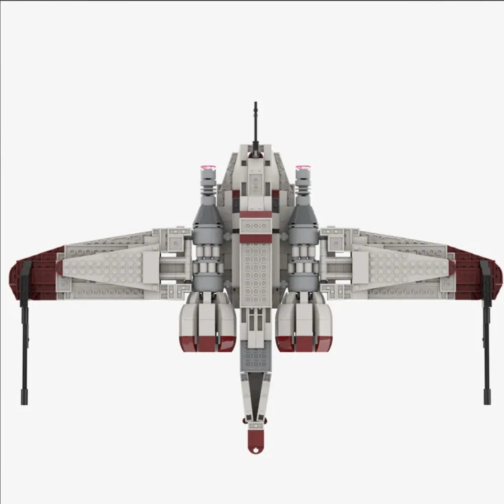 ARC-170 Star fighter Assembled  V-Wing Building Blocks Sets 75402 Compatible With Legoed Particles Suitable For Christmas Gifts