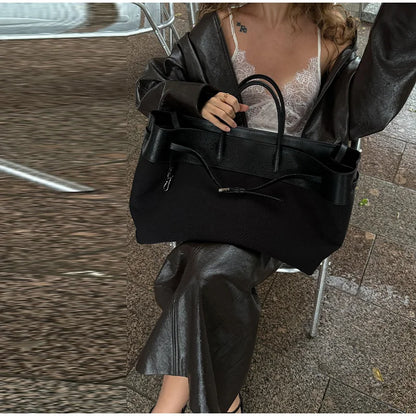 Leather Fashion Jacket Skirt Sets Women Zipper Loose Street Stand Collar Coats Straight Midi Skirts Suits 2025 Autumn Party Chic