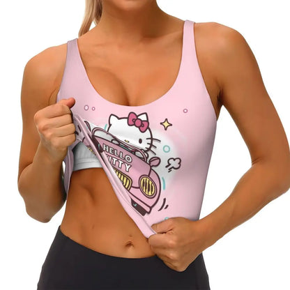 EtherealBe Hello Kitty Sports Bra for Women
