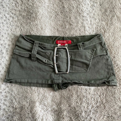 American Retro Letters Low Waist Slim Mini A Word Denim Skirt Women's Y2K New Harajuku Goth Sexy Spice Girls Fashion Street Wear