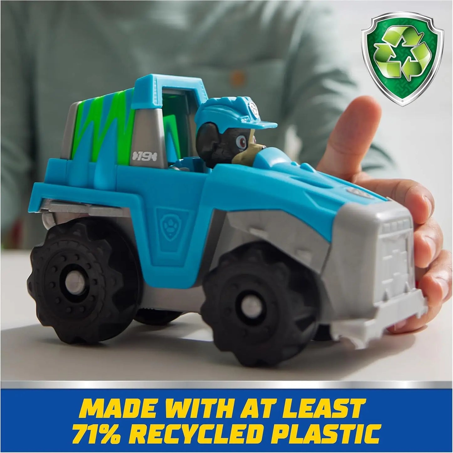 Original Paw Patrol Rex’s Dinosaur Rescue Vehicle with Collectible Action Figure Anime Doll Kids Toy Birthday Christmas Gift