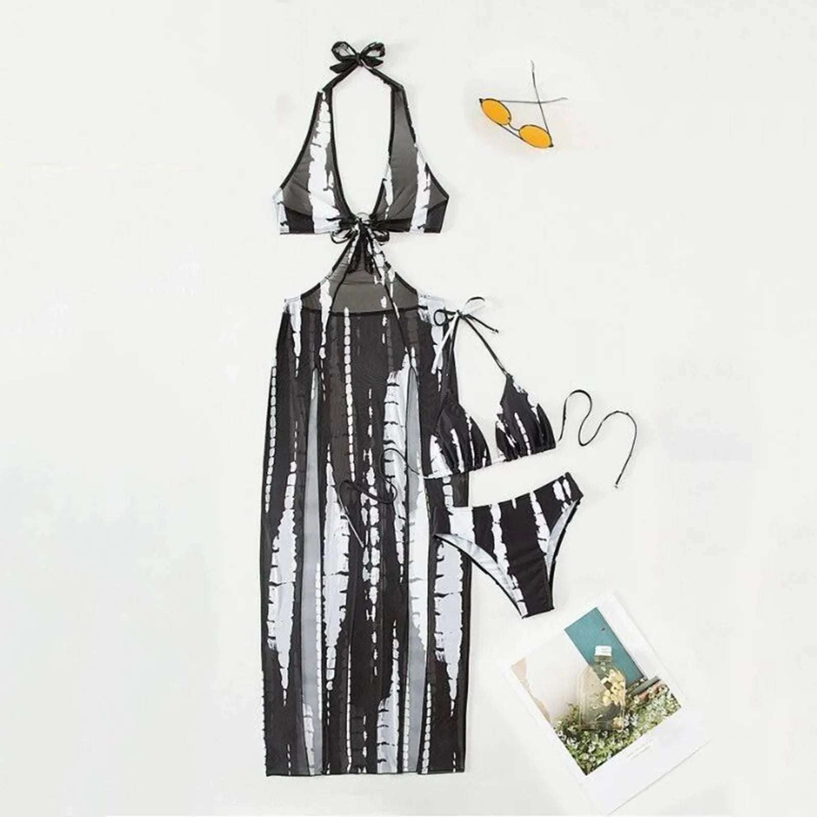 Women'S Bikinis Trend 2025 European And American Sexy Three Piece Two Piece Bikini Swimsuit Bathing Suit женский купальник