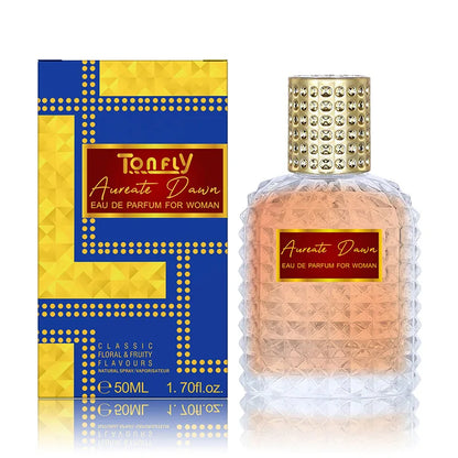 New Women's High-end Perfume Floral Fragrance 50ml Rivet Perfume Fresh Charm Lemon Orange Rose Eau De Toilette Pheromone