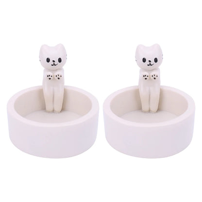EtherealBe Cute Cat Tealight Holder for Home Decor