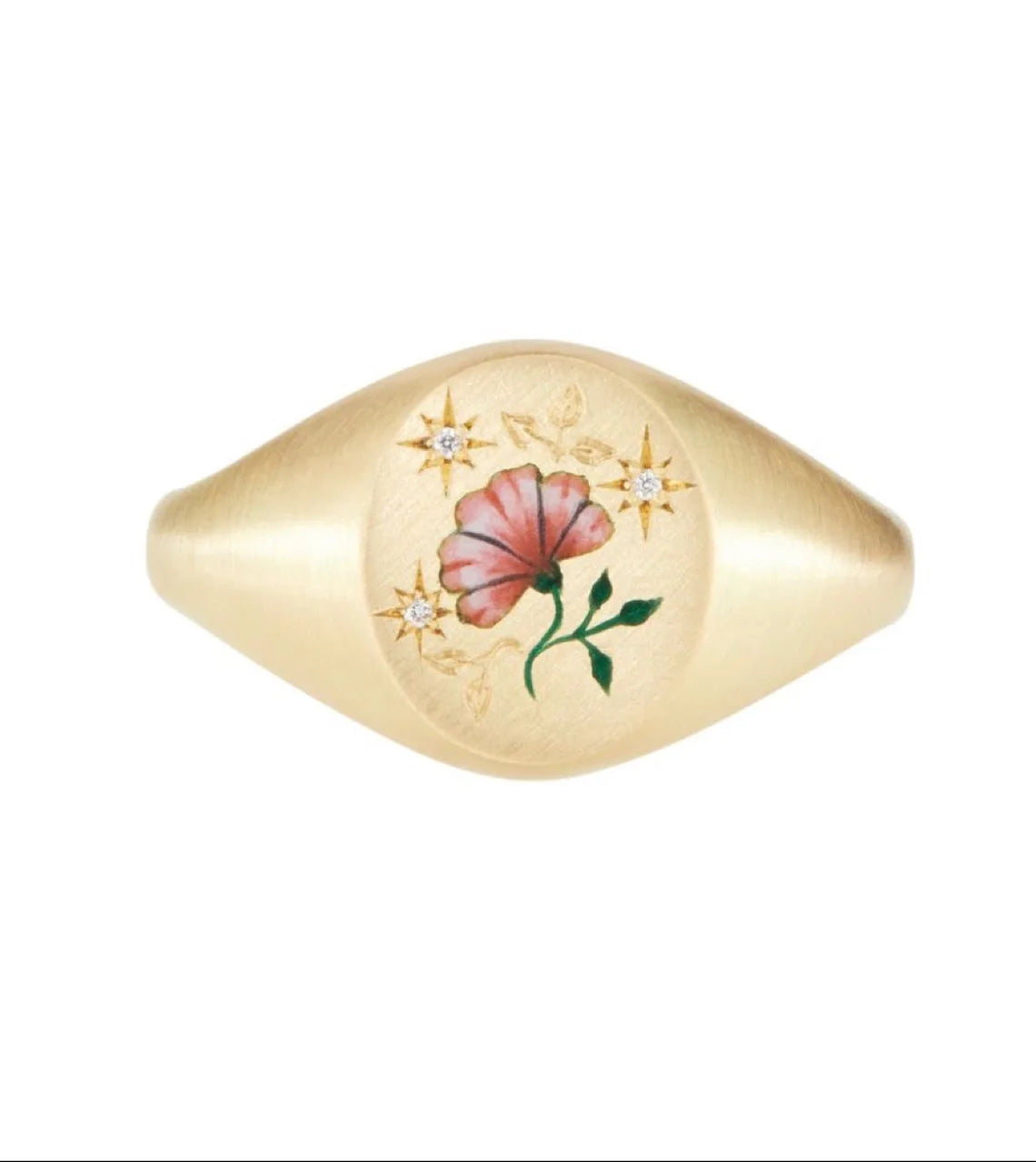 Enamel Crystal Flower Rings for Women Titanium Steel Gold Plated Snake Dolphin Swan Pearl Ring Wedding Exquisite Jewelry Gifts