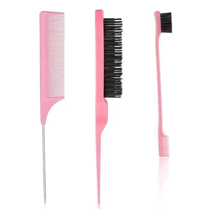 3pcs Dye Hair Set Plastic Hairdressing Hair Color Mix Stirrer Rod Hair Dyeing Brush Salon Styling Tools Barber Accessories