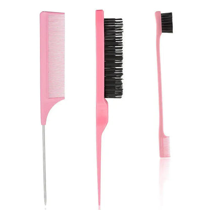 3pcs Dye Hair Set Plastic Hairdressing Hair Color Mix Stirrer Rod Hair Dyeing Brush Salon Styling Tools Barber Accessories