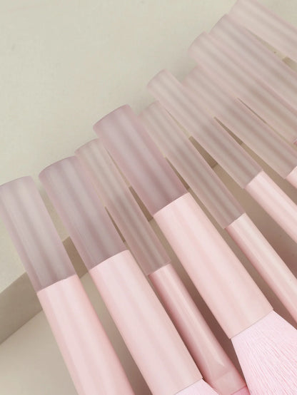 New Mini Makeup Brush Set 10PCS Eyeshadow Loose Powder Brush Travel Portable Soft Hair Makeup Tools Christmas gift