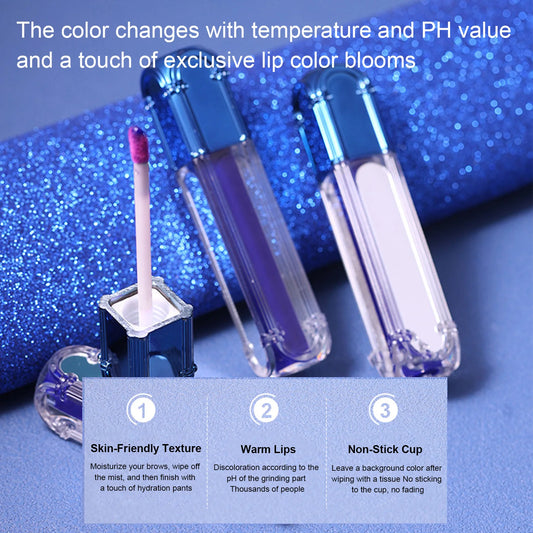 Color Changing Lipstick Magic Temp Color Change Matte Makeup Lipstick Waterproof Temperature Color Change Lip Balm