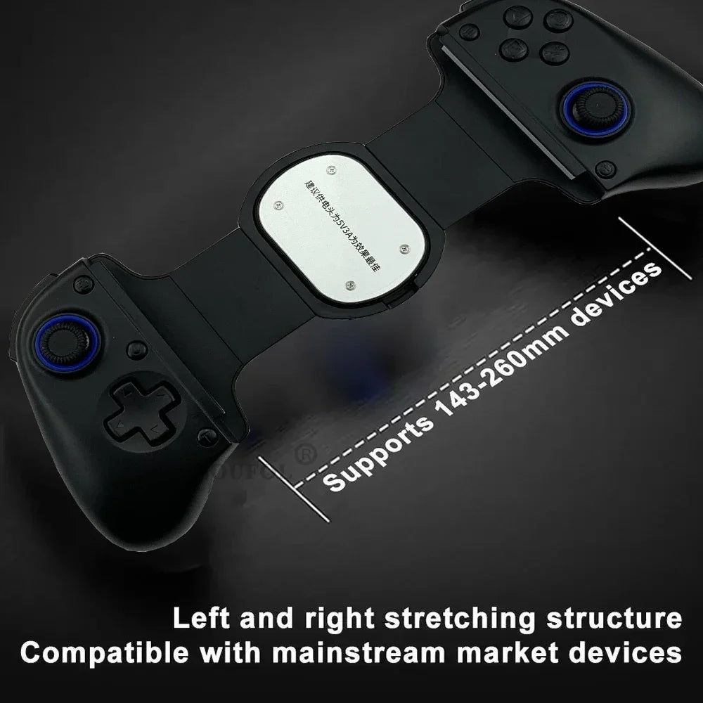 BSP-D11S Stretching Wireless Game Controller For SWITCH/Android/Apple IOS Tablet Gamepad Streaming Handle with Cooling fan