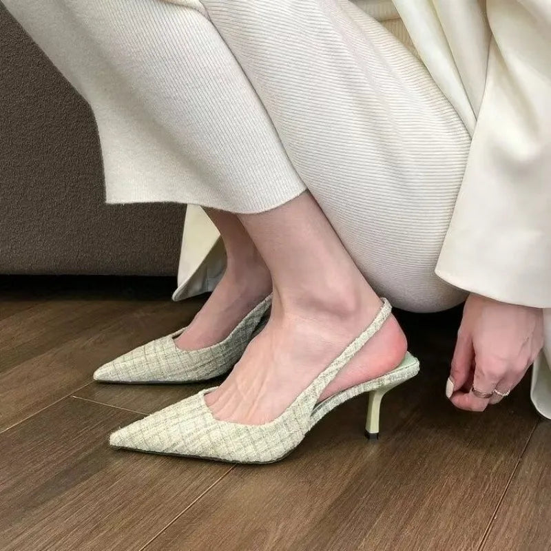 EtherealBe Stylish Black Stilettos for Wide Feet