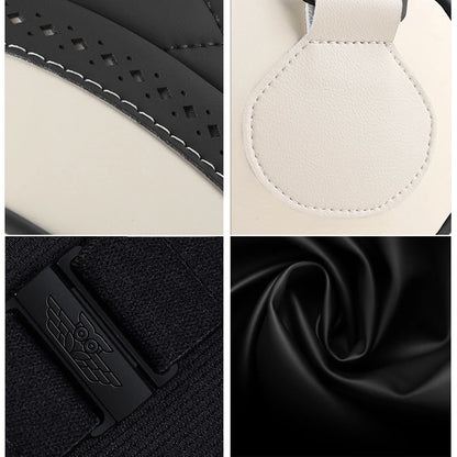 NAPPA Leather Car Seat Rest Cushion Headrest Car Neck Pillows For Mercedes Benz Maybach S-Class Headrest Lumbar Pillow Support S