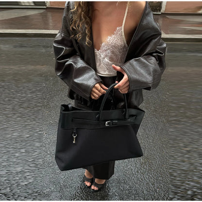 Leather Fashion Jacket Skirt Sets Women Zipper Loose Street Stand Collar Coats Straight Midi Skirts Suits 2025 Autumn Party Chic