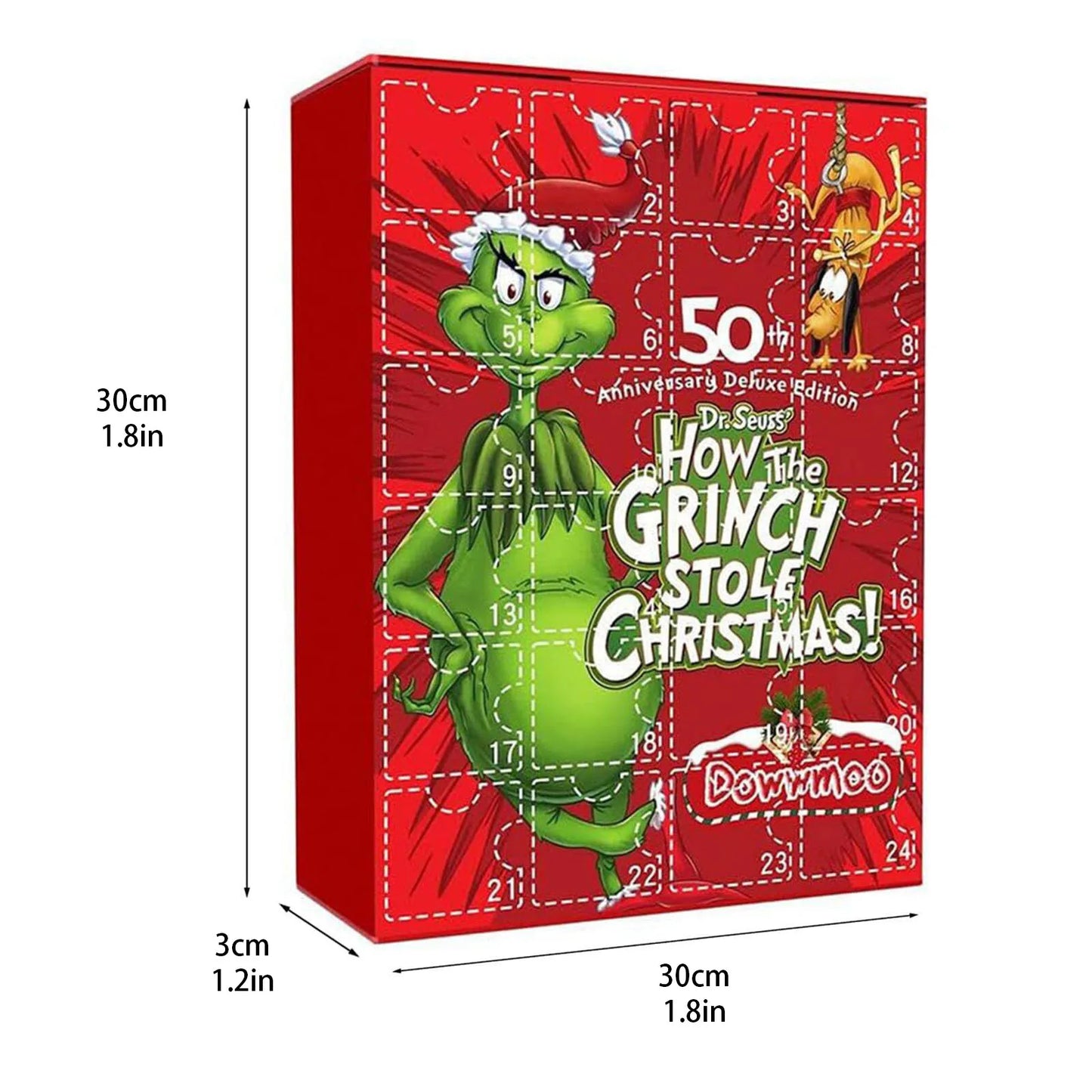 Christmas Advent Calendar 2023, Christmas Countdown Calendar For Kids Adult, 24 Days Of Christmas Advent Calendar, 24PC Cute