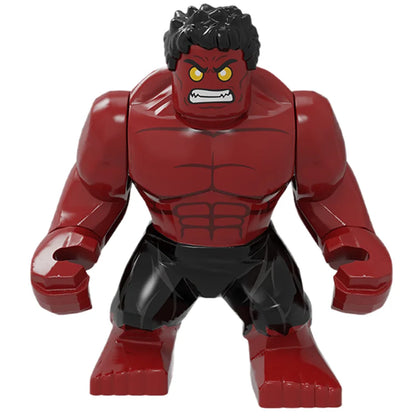 Building Blocks Marvel Transformation Figures Big Goblin Spiderman Iron Man Venom Captain Hawk Deadpool Technic Armor Gift Toys