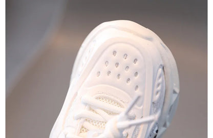 Children Glowing Sneakers Boys Led Lighted Casual Shoes 2023 Spring Autumn Candy Color Breathable Kids Shoes Girls Sports Shoes