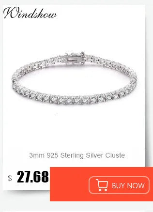 4Color 925 Sterling Silver Chain Round CZ Charm Anklet For Women Foot Jewelry Leg Bracelet Cheville Enkelbandje Halhal Tobillera