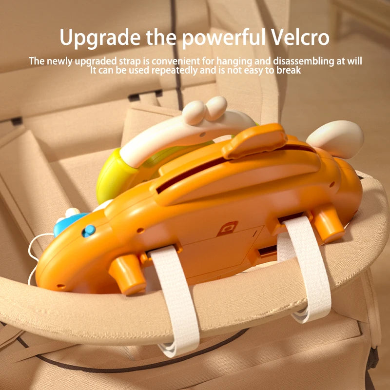 Baby Toy Electric Children's Steering Wheel Simulated Driving Car Steering Wheel LED Vocal Educate Toys Halloween Christmas Gift