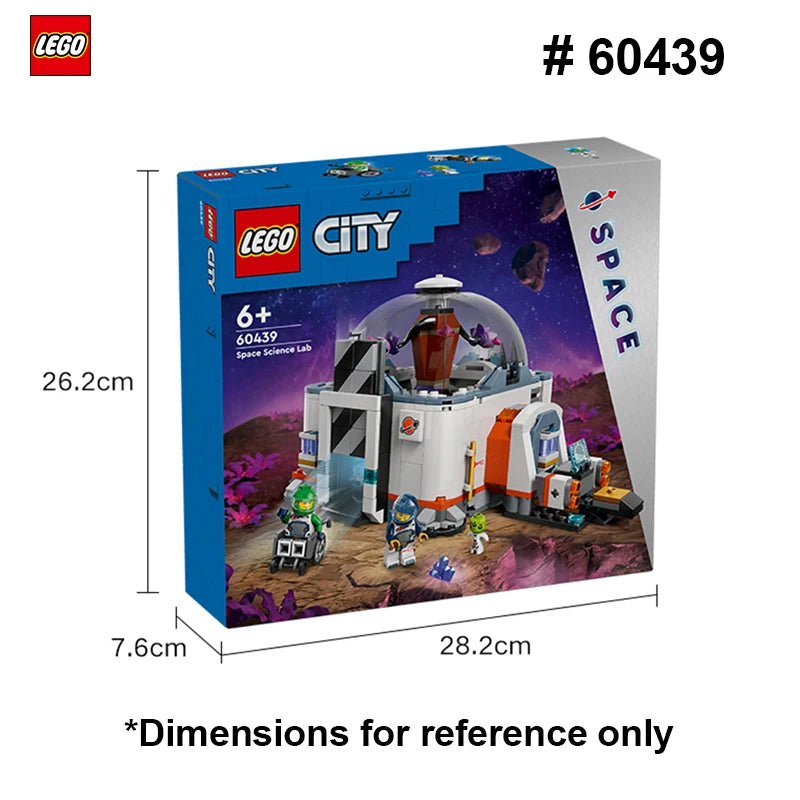 LEGO 60439 Space Science Lab CITY series 560pcs Buiding Blocks Model Kit DIY Toys For Boys Girl Children Gift ages 6+