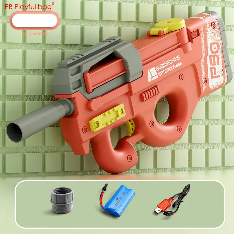 Electric Water Gun High Speed Water Blaster Adult Kids Toy Swimming Pool Party