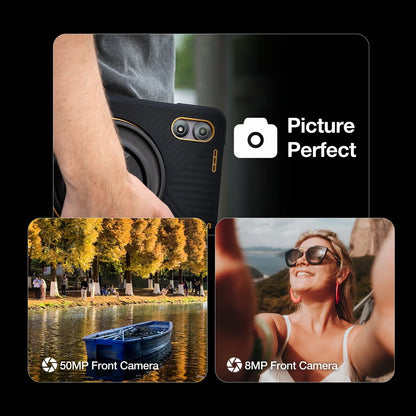 AGM P2 Active 11" FHD Rugged Tablet, IP68 Waterproof/Dustproof, 8GB RAM+256GB, Android 14, G99, Widevine L1 P2W Durable Pad