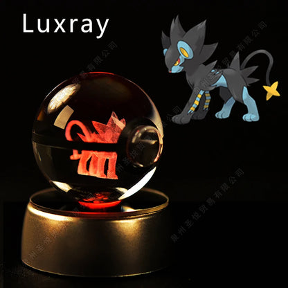 EtherealBe Pokemon 3D Crystal Ball Night Light